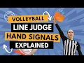 Volleyball Line Judge Signals Explained For Beginners