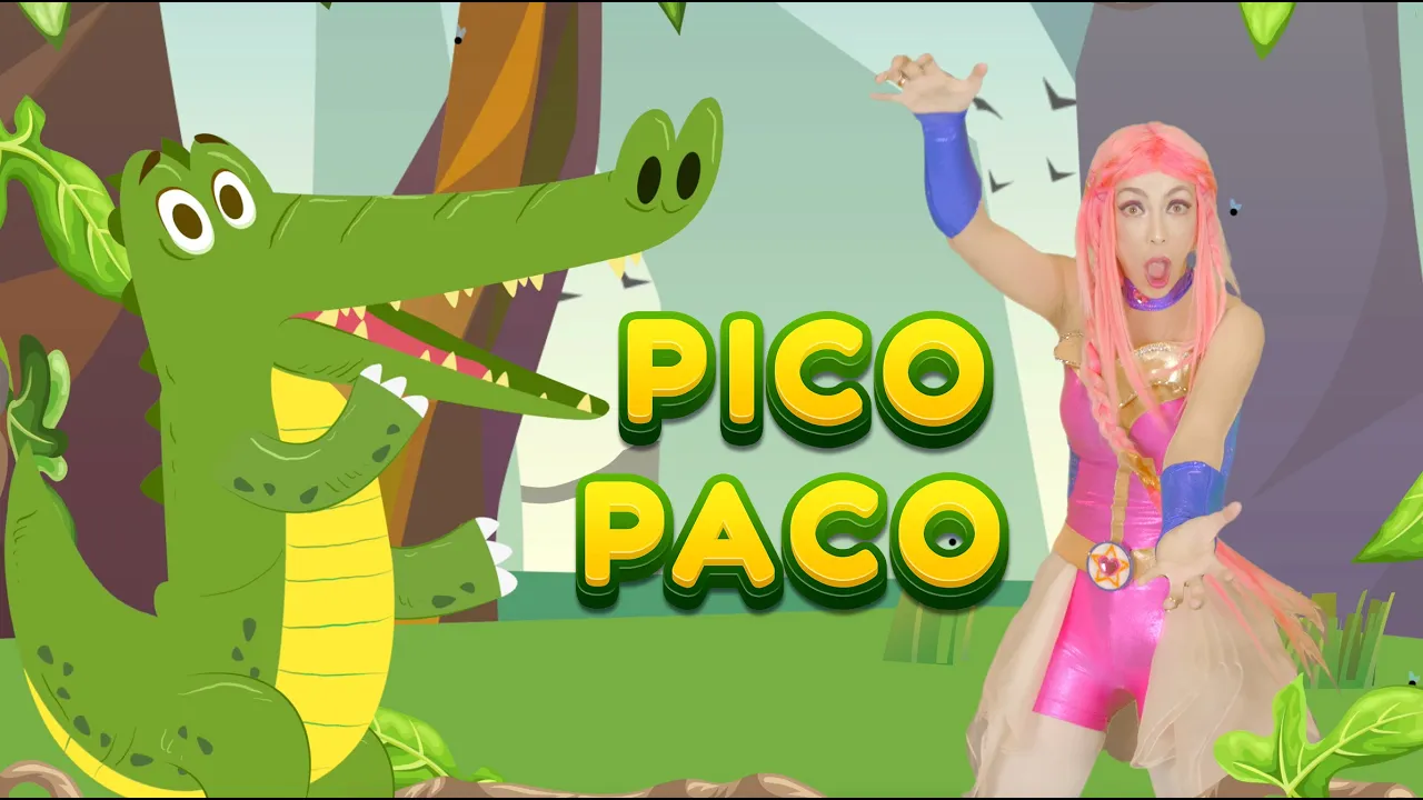 Luli Pampín - PICO PACO 🐊 (Official Video) Aprendemos las preposiciones 👨🏻‍🏫👩🏽‍🏫