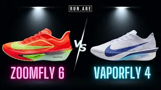 Nike Vaporfly 4 vs Zoomfly 6 RACE SHOE VS TRAINING SHOE