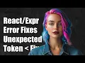 Error Fixing Unexpected token in renderToString Call