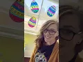 Easter egg suncatcher with black glue and sharpie