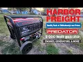 Harbor Freight PREDATOR 9000 Watt Gas-Powered Generator with Electric Start