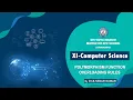 XI-CS - Polymorphism Rules for Function overloading Presented By Heartfulness Sekar Kumar