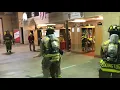 Detroit Red Wings go through firefighter training