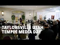 Taylorsville Utah Temple Media Day