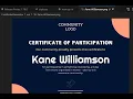 Python Reportlab Pillow Script to Generate Bulk Certificates as PNG Image PDF With Custom Fonts