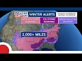 North Carolina Forecast Day-To-Day Timeline for the Major Ice Storm