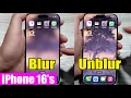 iPhone Pro Max How to Blur or Unblur Home Screen Wallpaper