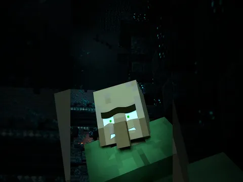 The Warden is Blind - Villager in the Ancient City (Minecraft Animation Short)