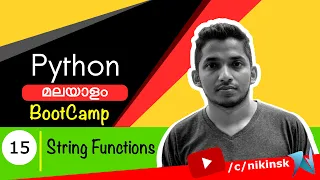 15 String Functions Python Tutorial Malayalam