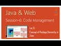 Concept of Package Hierarchy in Java