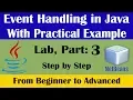 Event Handling in Java Full Lab Tutorial in Urdu Part 3