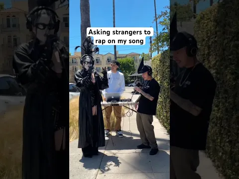 Asking strangers to rap on my song