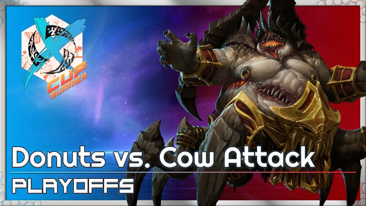 Cow Attack vs. Donuts - XCup Playoffs - Heroes of the Storm 2021