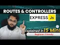 Master Express js Routers Controllers in Just 15 Minutes