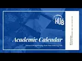 Academic Calendar Navigation The Hidden Curriculum Class of 2024