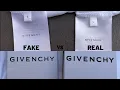 Fake vs Real Givenchy T shirt How to spot fake Givenchy T shirt