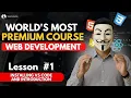 How Websites Work Install VS Code Live Server Intro to HTML CSS JavaScript Lesson