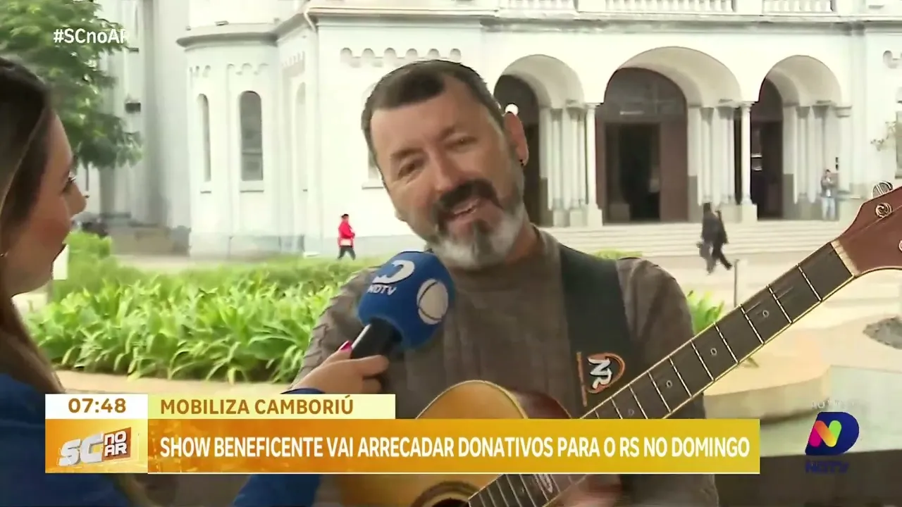 Show Beneficente em Camboriú arrecada donativos ao RS; programação começa neste domingo