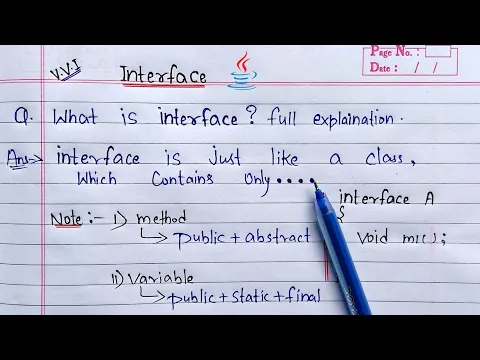 Interface in Java | Learn Coding - YouTube thumbnail