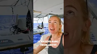SAIL BROKE sailing offshore! 🌊 #boatfail #sailingoffshore