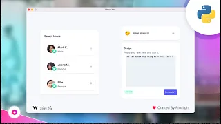 Create a Python Text-to-Speech App with PlayHT CustomTkinter Eleven Labs Voices Integration