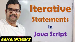 ITERATIVE STATEMENTS FOR WHILE - JAVA SCRIPT