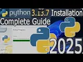 How to Install Python 3 13 5 on Windows 2025 Update Python Programming Tutorial