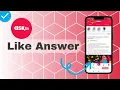 How To Like Answer On Ask Fm