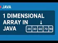 Java Tutorial for Beginners 1D Array in Java Explained with Example