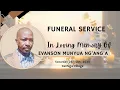 EVANSON MUNYUA NG ANG A SEND OFF SATURDAY 25TH OCTOBER 2025
