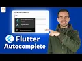 Flutter Tutorial - How To Autocomplete TextField Autofill Email Username Password