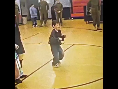 He walked to meet his father who returned home...