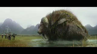 giant animals buffalo birds mantis kong skull island 2017 movie clip hd