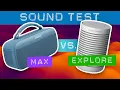 Bose SoundLink Max vs Bang Olufsen Beosound Explore Sound test