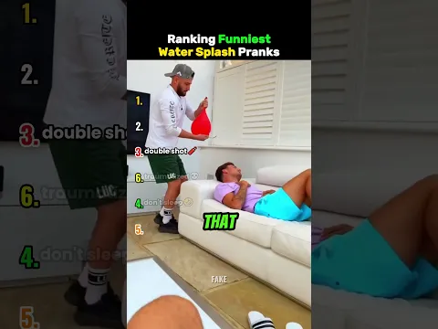 Ranking Funniest Water Splash Pranks #pranks #usa