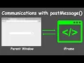 Cross-window communication between iFrame and its parent site with postMessage and Construct 3