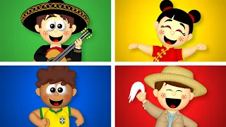 🌎🧳 Adivina de qué país es la persona 👤❓🌍 Juego para adivinar y reconocer BANDERAS del mundo