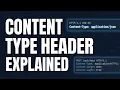 Content-Type Headers in REST APIs Real-World Examples Web Services Tutorial