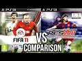 FIFA 11 Vs PES 2011 PS3