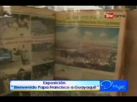 Exposición Bienvenido Papa Francisco a Guayaquil