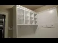 white mudroom locker