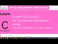 Pointers and Arrays Demystified in C Programming an easy approach part-3