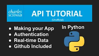 Schwab API Python Tutorial Authentication and Requests