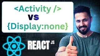 React Activity vs Display The Real Difference Explained with Code React 19 2 New Feature