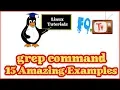 Linux Command Line Tutorial grep command 15 Amazing Practical Examples FOTV