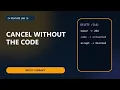 Cancel an Invitation Without Exposing Its Code