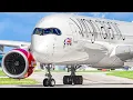 Lagu ✈️ VERY CLOSE UP Airplane TAKEOFFS \u0026 LANDINGS 🇬🇧 Manchester Airport Plane Spotting