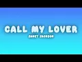 Janet Jackson  - Someone To Call My Lover (Lyrics)