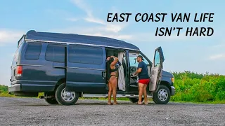 van life on the east coast and how to find free campsites